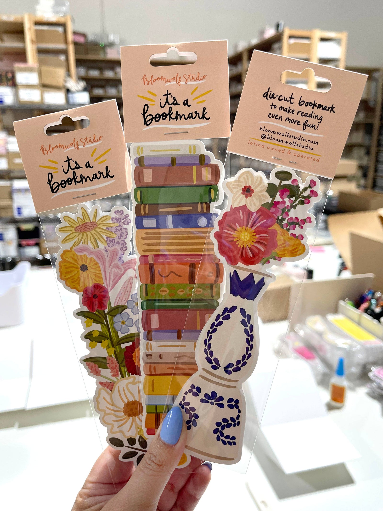 Pencils Die Cut Bookmark