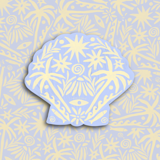 Beachy Shell - Vinyl Sticker