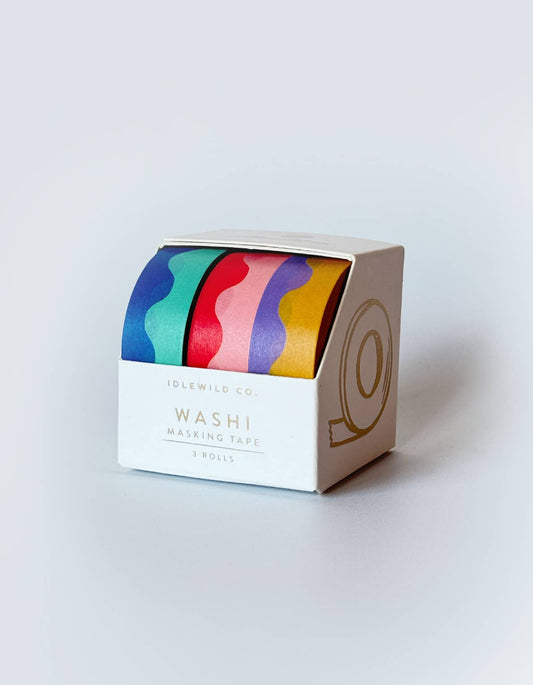 Washi Tape, Set of 3 | Squiggle