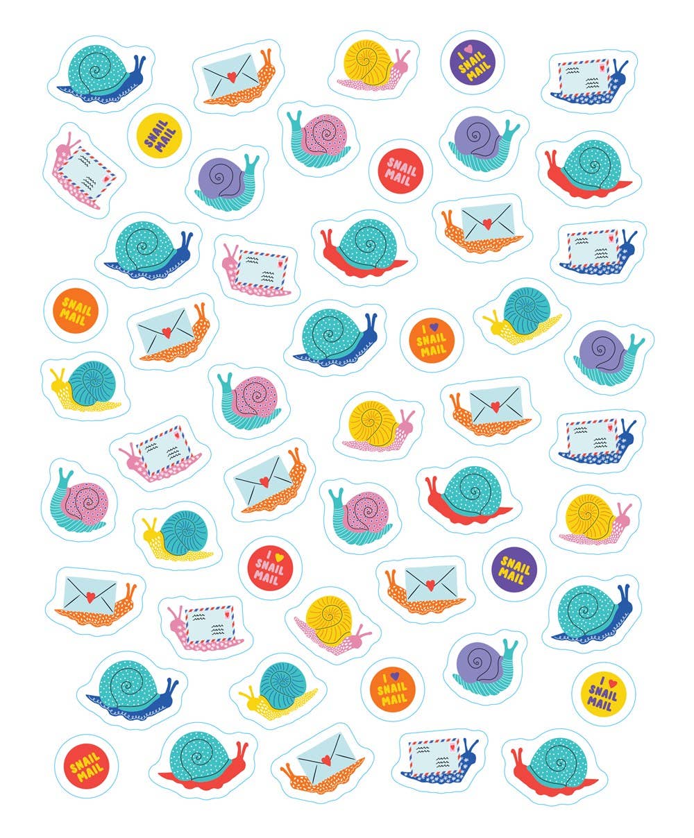 So. Many. Snail Mail Stickers.