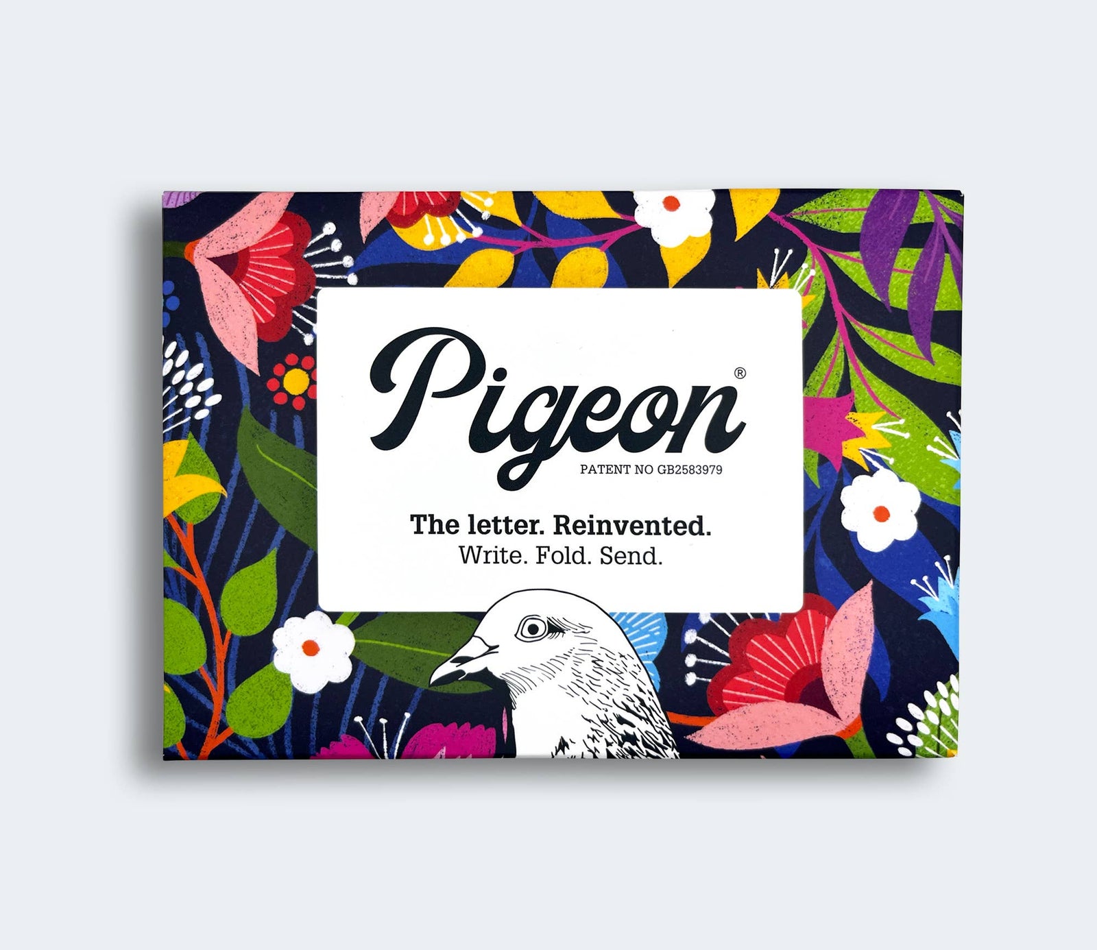 pigeonposted Floral Fantasia Pigeon letter pack