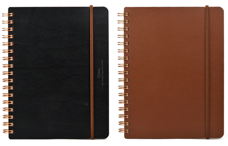 Midori Notebook Black Grain Notebook Midori