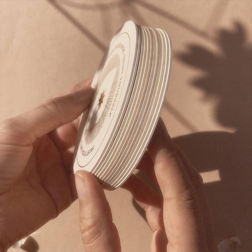 Anna Cosma INNER ALCHEMY AFFIRMATIONS - CARD SET - DECK - GOLD EDITION