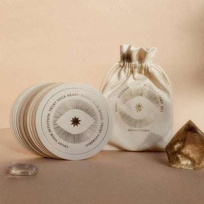 Anna Cosma INNER ALCHEMY AFFIRMATIONS - CARD SET - DECK - GOLD EDITION