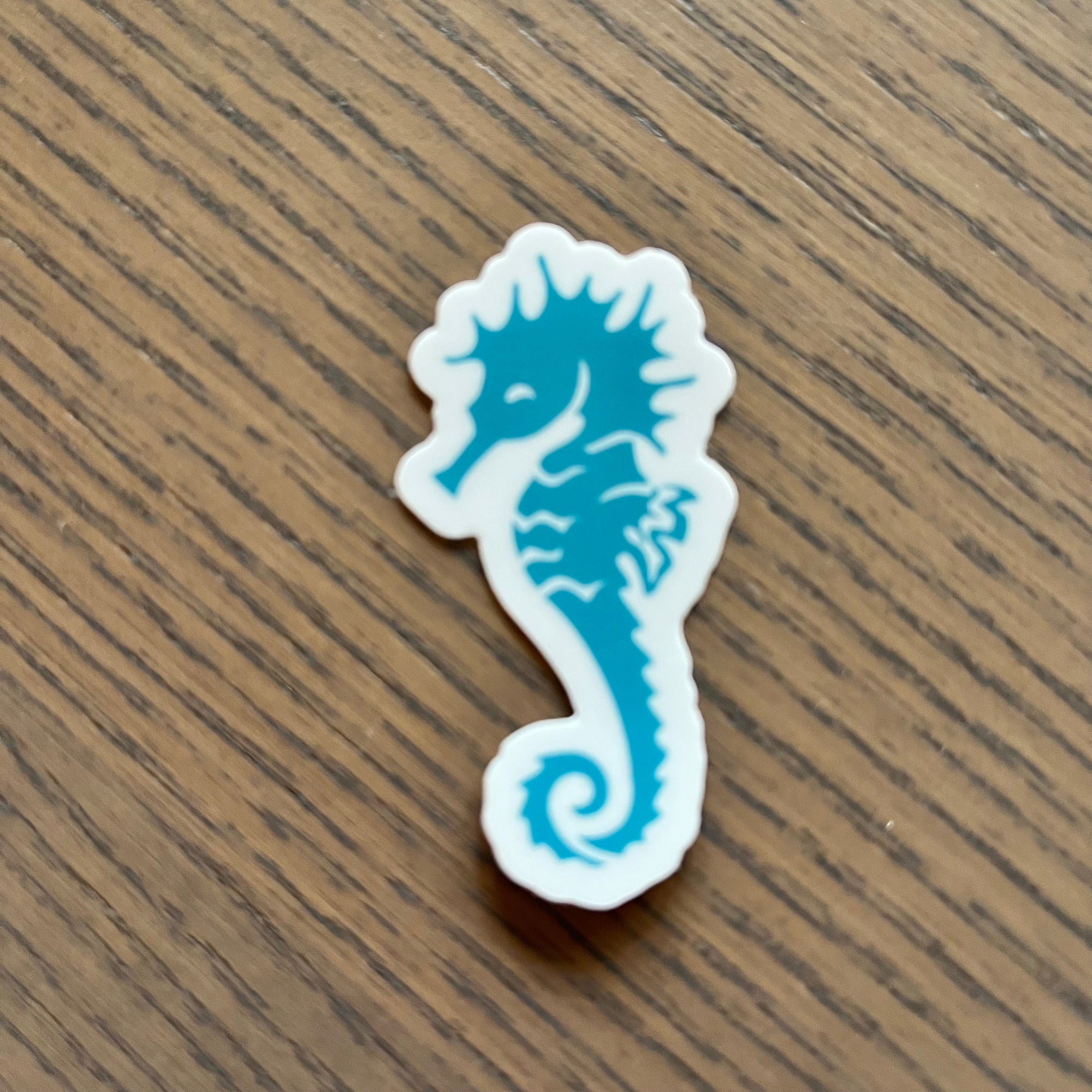 The Paper Seahorse Accessories turquoise Mini Paper Seahorse Sticker