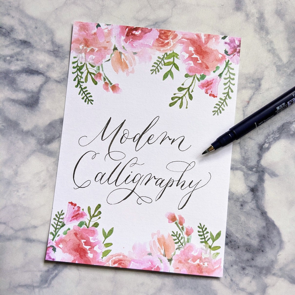 The Paper Seahorse Classes November 4th 12 -3p Modern Calligraphy