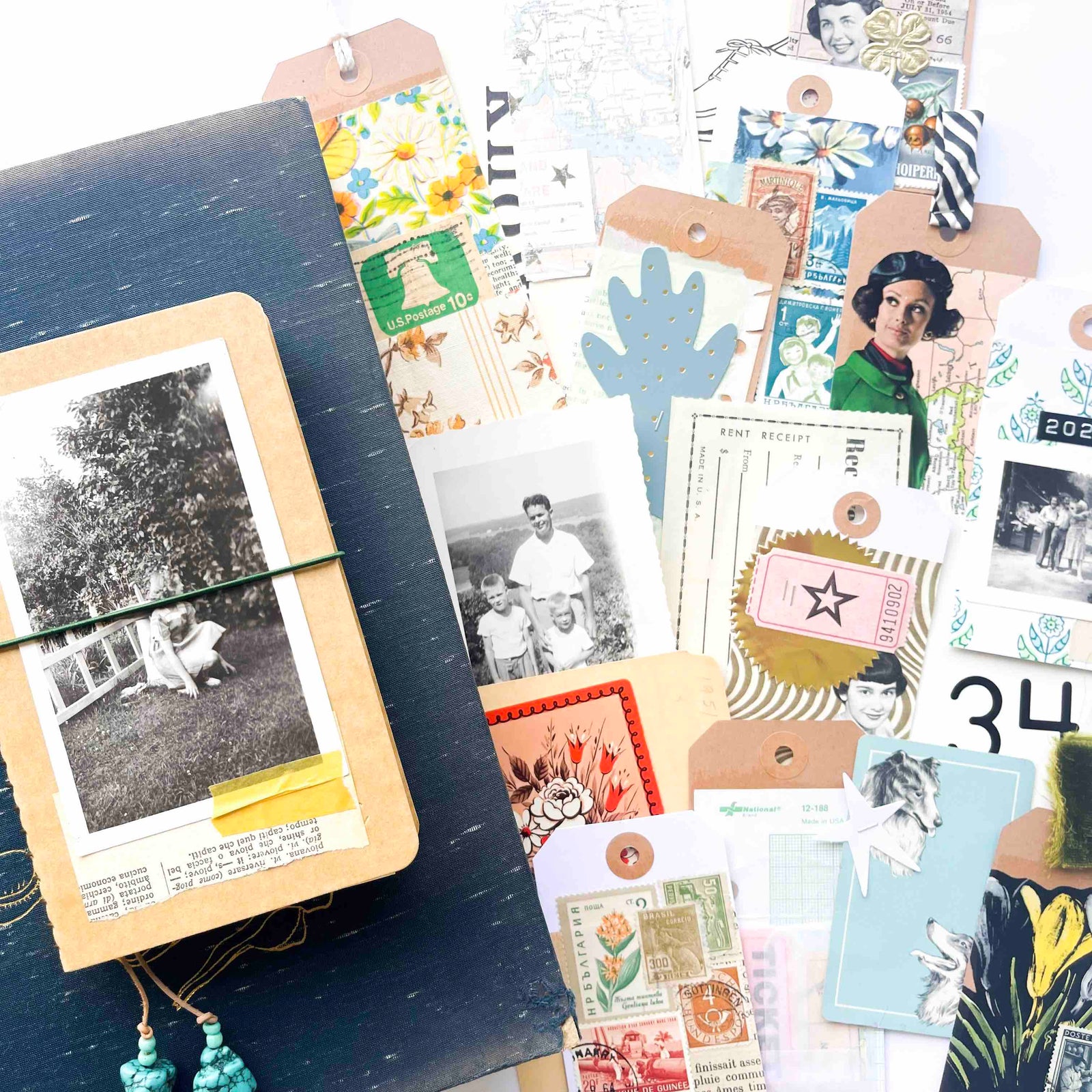 The Paper Seahorse Class June 21st 2025 1:30 - 4:30p Paper Pocket Journaling
