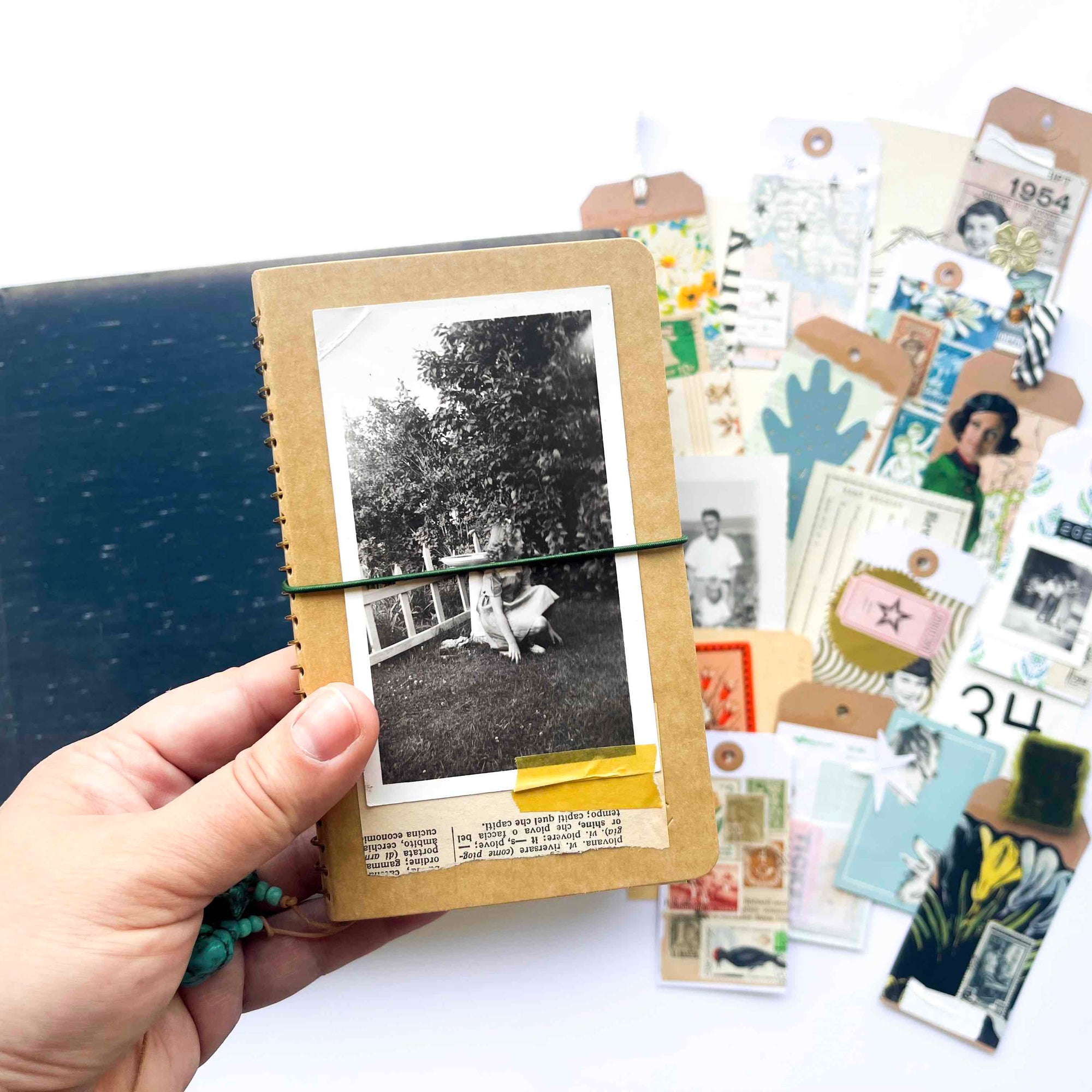 The Paper Seahorse Class June 21st 2025 1:30 - 4:30p Paper Pocket Journaling