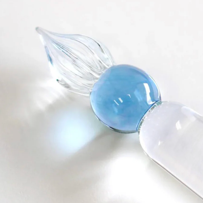 Kinokuniya Pens Ocean Blue Primo Glass Dip Pen