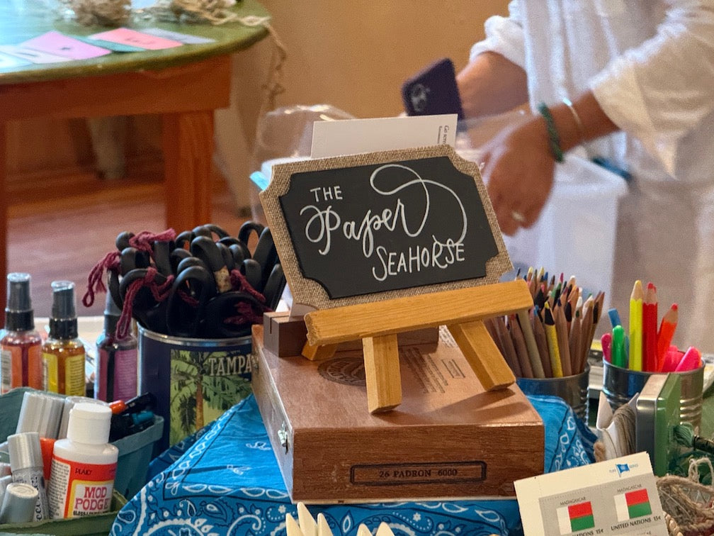 The Paper Seahorse workshop The Wonderment Weekend