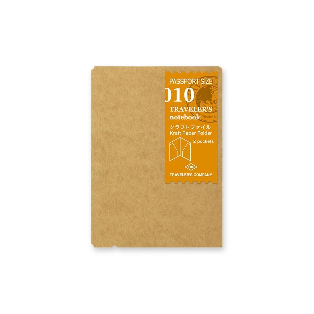 Traveler's Company Japan Midori Traveler's Notebook Refills 010 Traveler's Notebook Passport  - Refill - Kraft File
