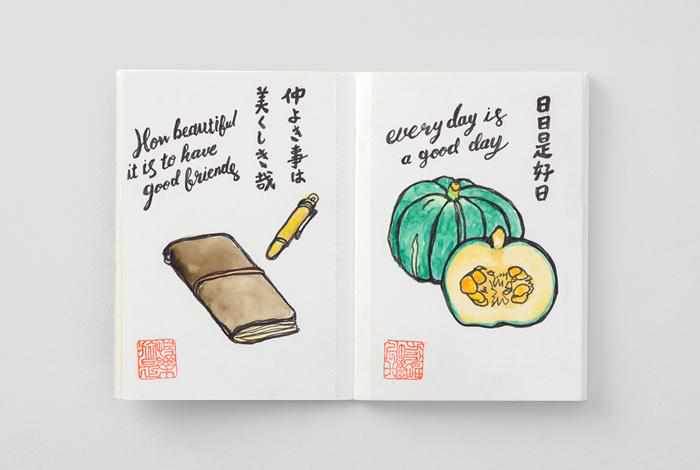 Traveler's Company Japan Midori Traveler's Notebook Refills 015 Traveler's Notebook Passport - Refill - Watercolor Paper Notebook