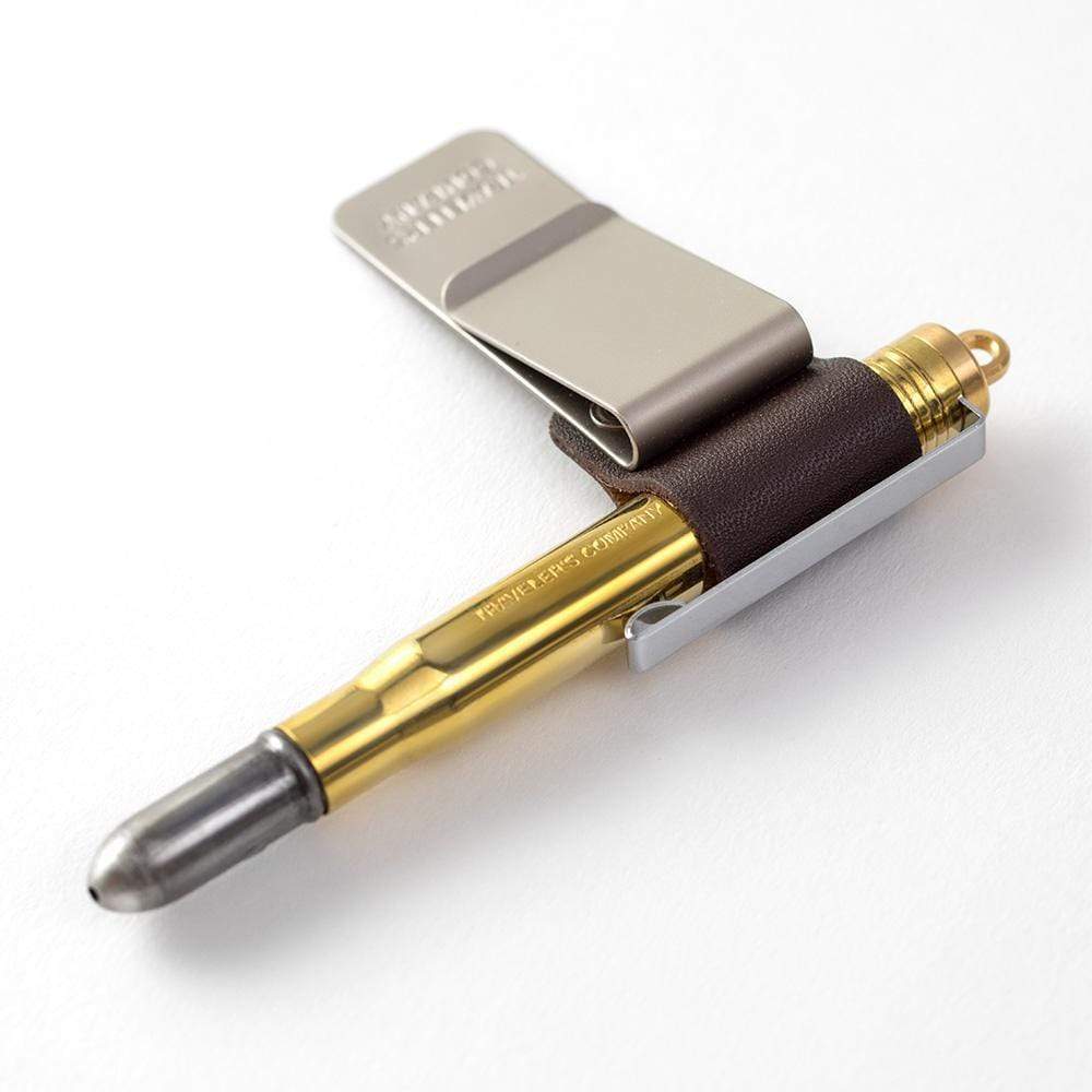 Traveler's Company Japan Writing Accessories Brown 016 Traveler's Notebook- Medium Brown Pen Holder