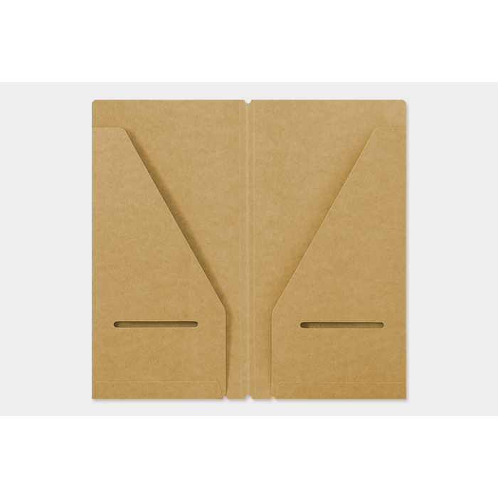 Traveler's Company Japan Midori Traveler's Notebook Refills 020 Traveler's Notebook Regular - Refill - Kraft File