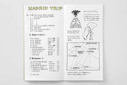 Traveler's Company Japan Midori Traveler's Notebook Refills 026 Traveler's Notebook Regular - Refill - Dot Grid Notebook
