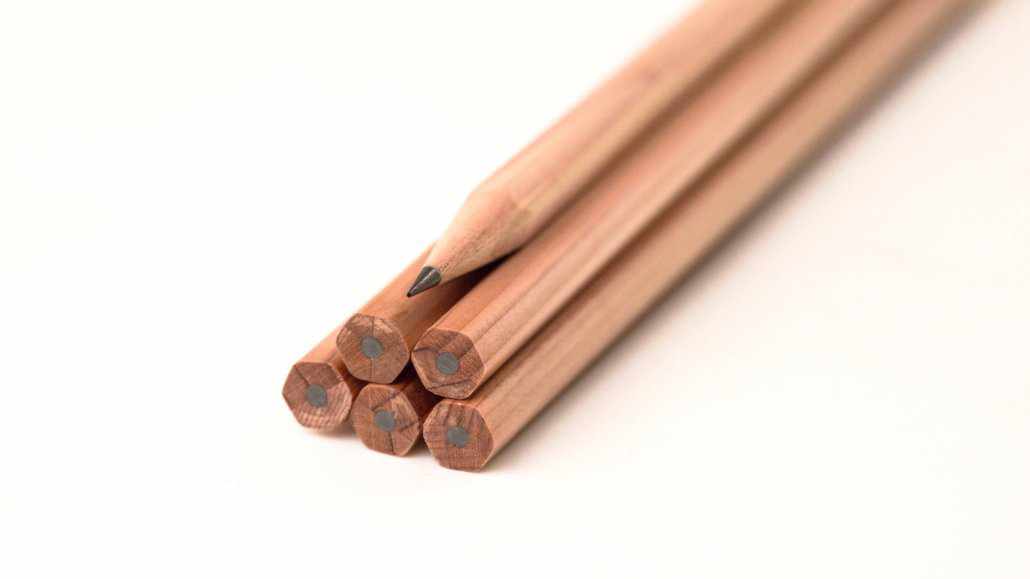 Blackwing Pencils Blackwing Natural: Extra-Firm Graphite Pencils, Box of 12