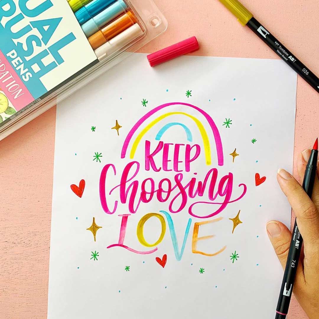 Thinkific Classes Brush Lettering 101 with Amanda Kammarada ONLINE Course