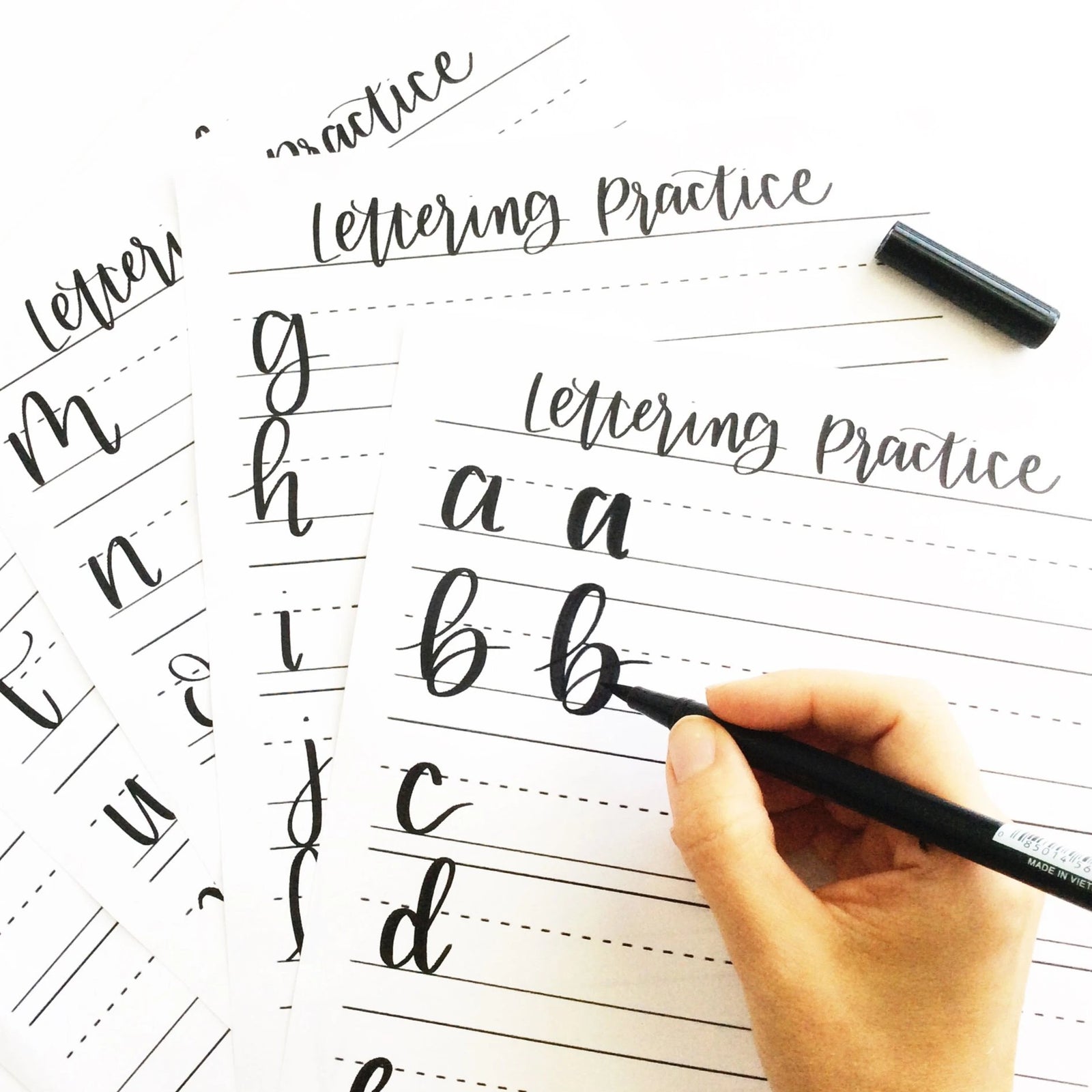 Thinkific Classes Brush Lettering 101 with Amanda Kammarada ONLINE Course