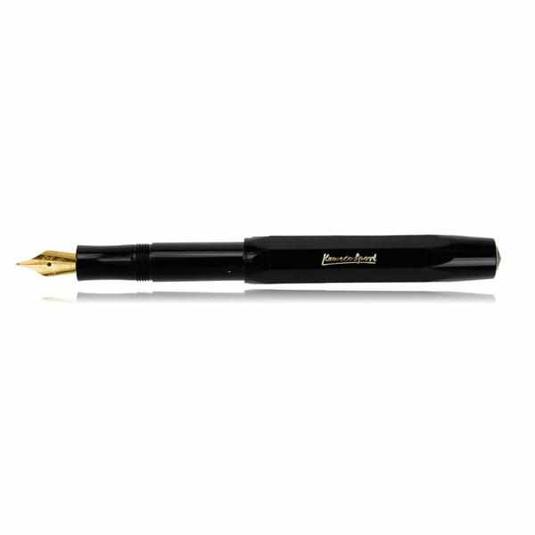 Kaweco Fountain Pen Black CLASSIC Kaweco Sport Fountain Pen (with gold-plated nib)