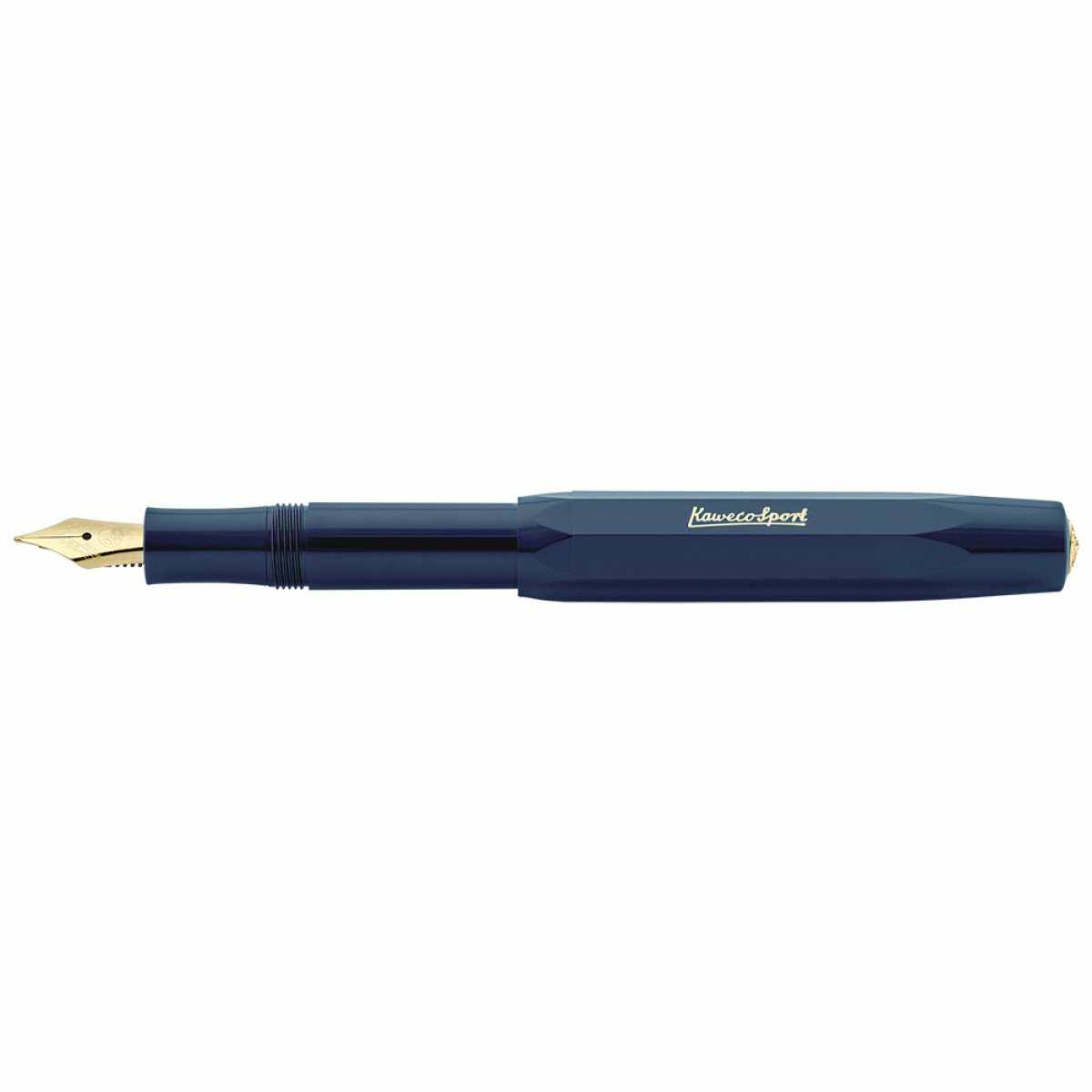 Kaweco Fountain Pen Navy CLASSIC Kaweco Sport Fountain Pen (with gold-plated nib)