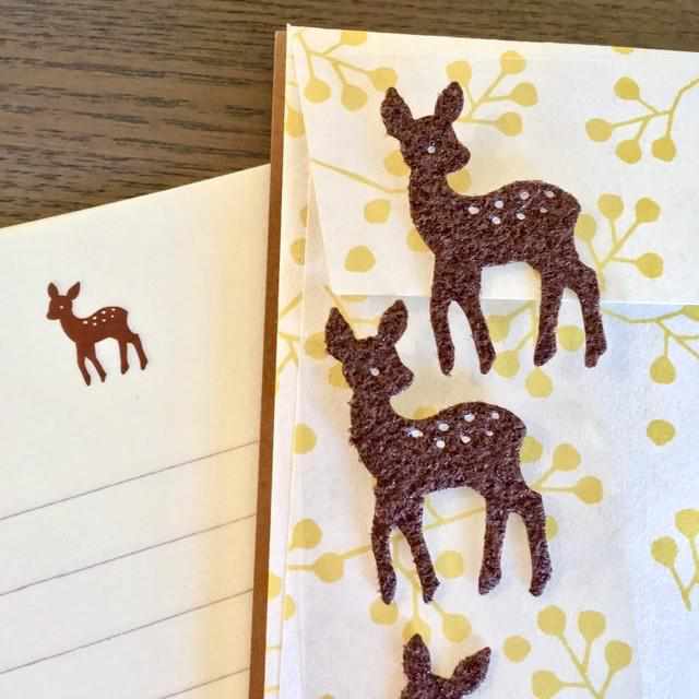 Midori Stationery Deer Letter Paper & Envelopes Stationery