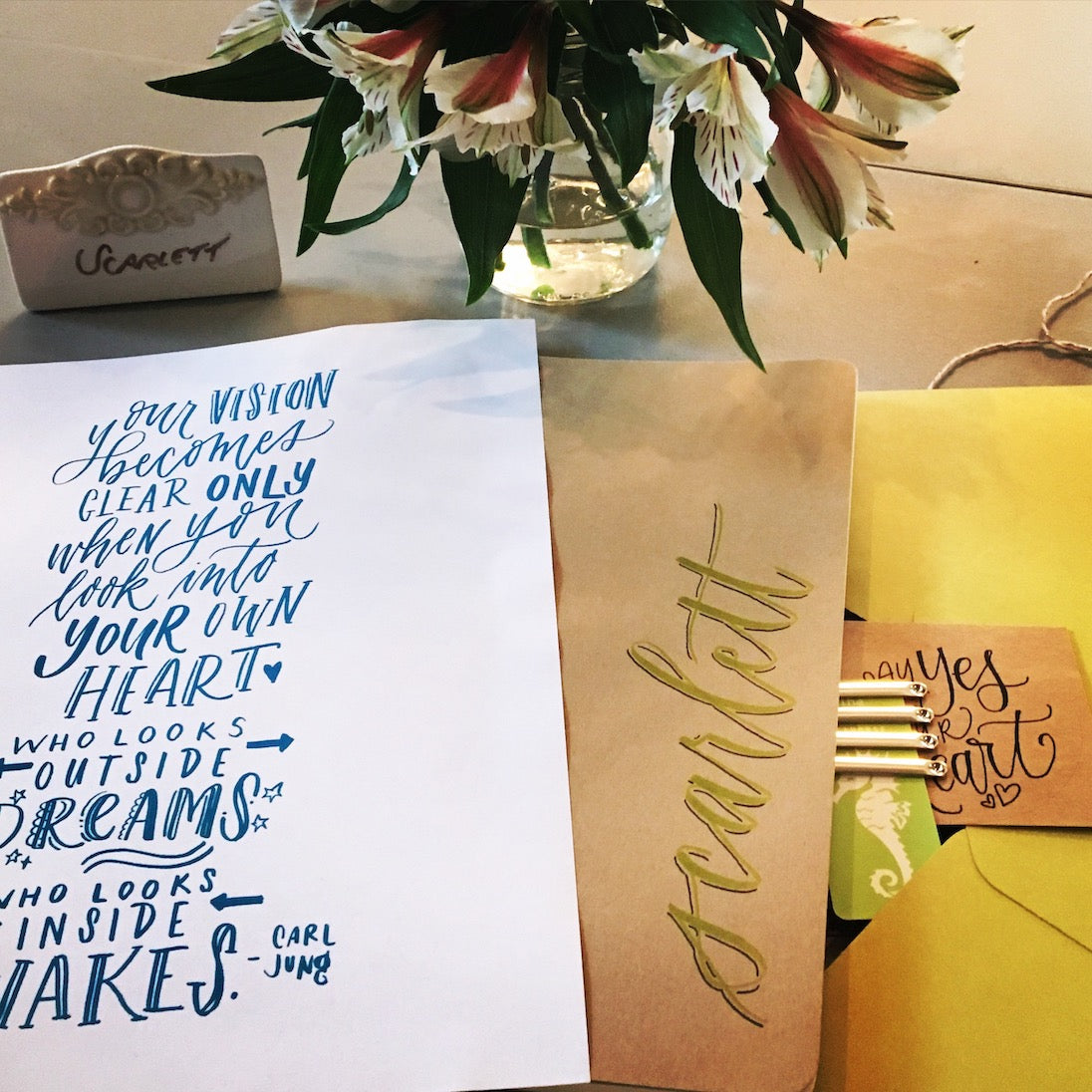 Brush Lettering 101 with Amanda Kammarada ONLINE Course - The Paper Seahorse