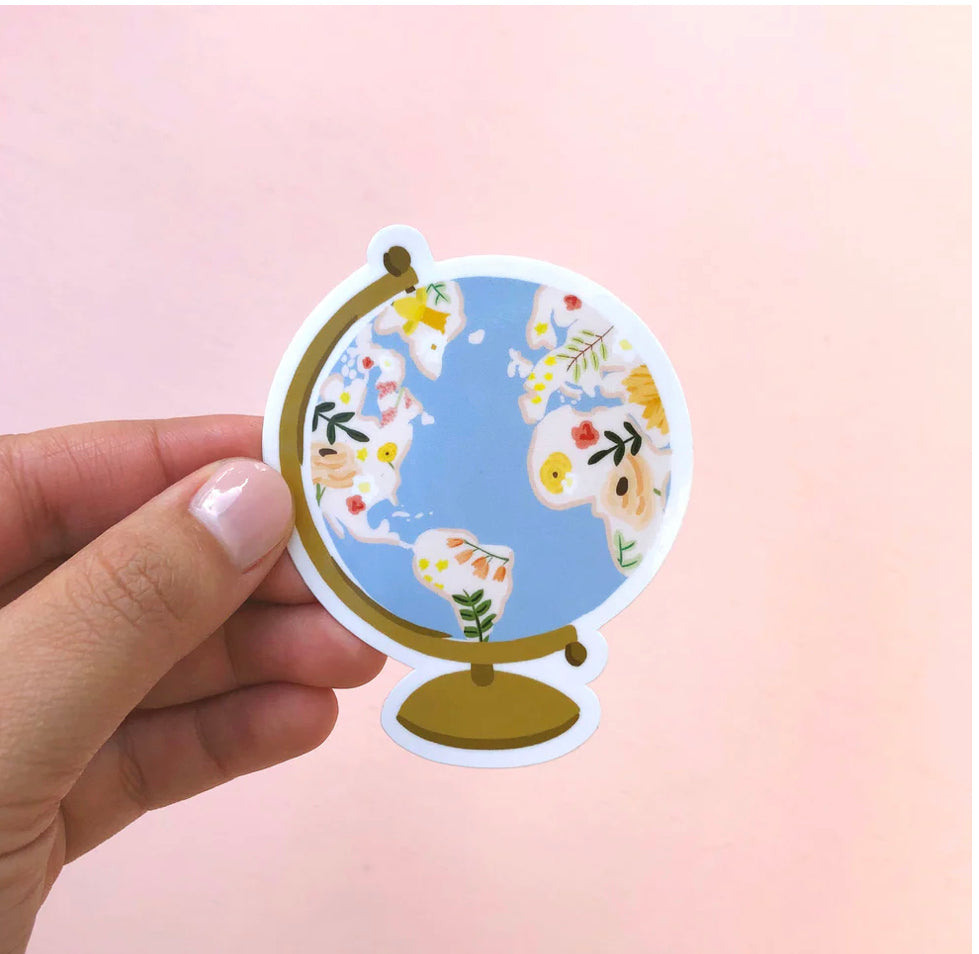 Bloomwolf Studio sticker Floral Globe Sticker