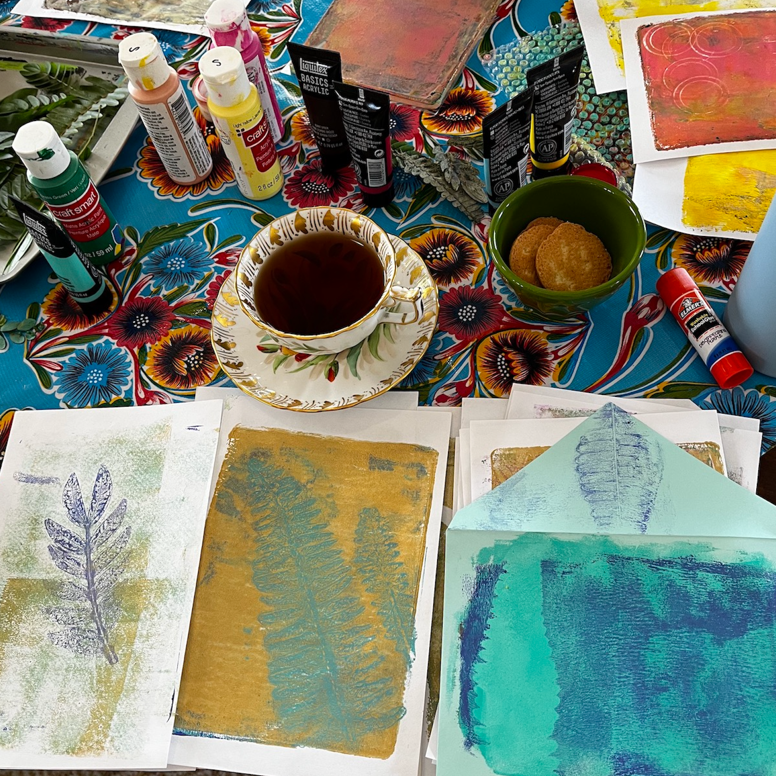 The Paper Seahorse Classes April 1st 2023 2 - 4p Gelli Printing