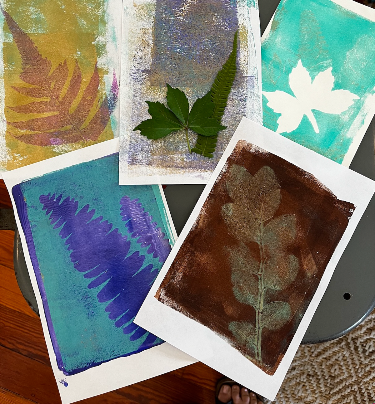 The Paper Seahorse Classes April 1st 2023 2 - 4p Gelli Printing