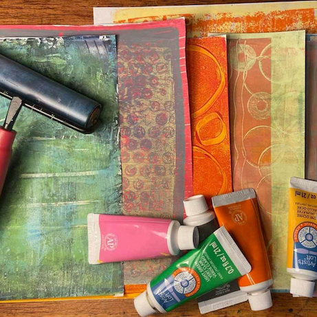 The Paper Seahorse Classes April 1st 2023 2 - 4p Gelli Printing