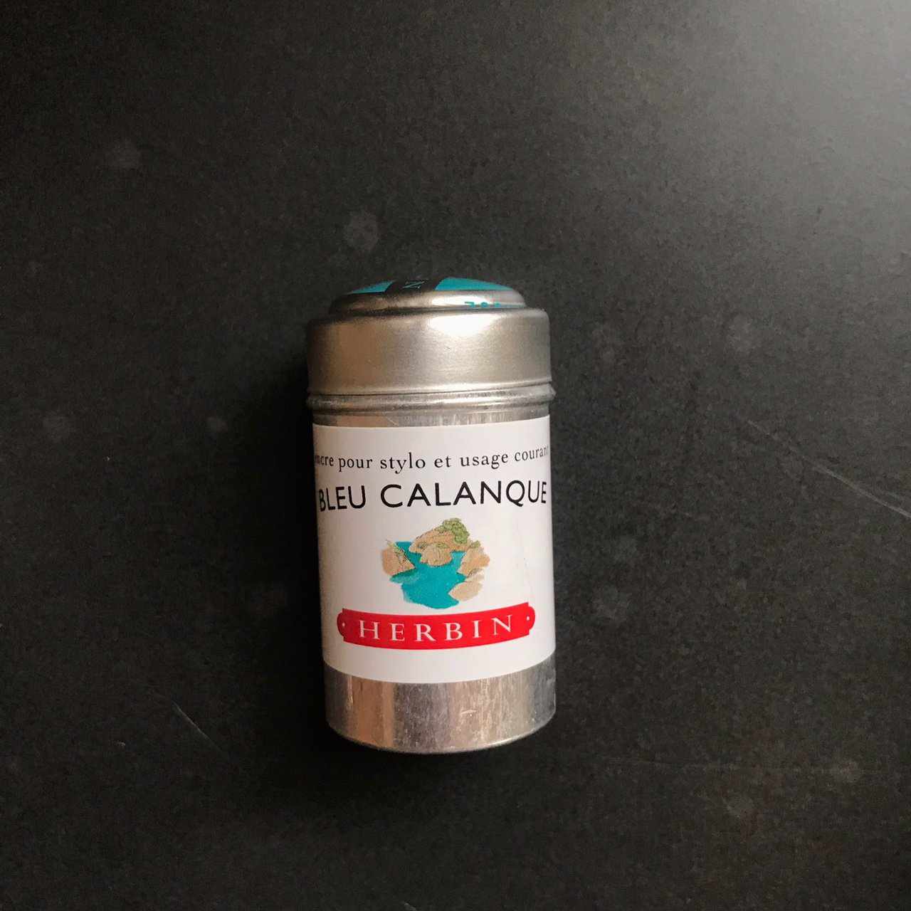 J. Herbin Ink Bleu Calanque J. Herbin Ink Cartridge Tin - 6 in 1 tin