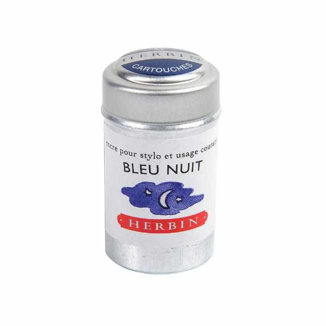 J. Herbin Ink Bleu Nuit J. Herbin Ink Cartridge Tin - 6 in 1 tin