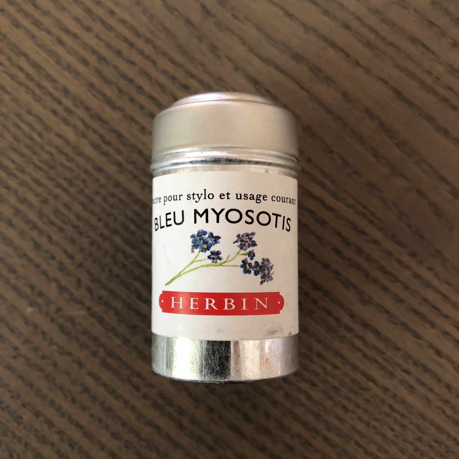 J. Herbin Ink Blue Myosotis J. Herbin Ink Cartridge Tin - 6 in 1 tin