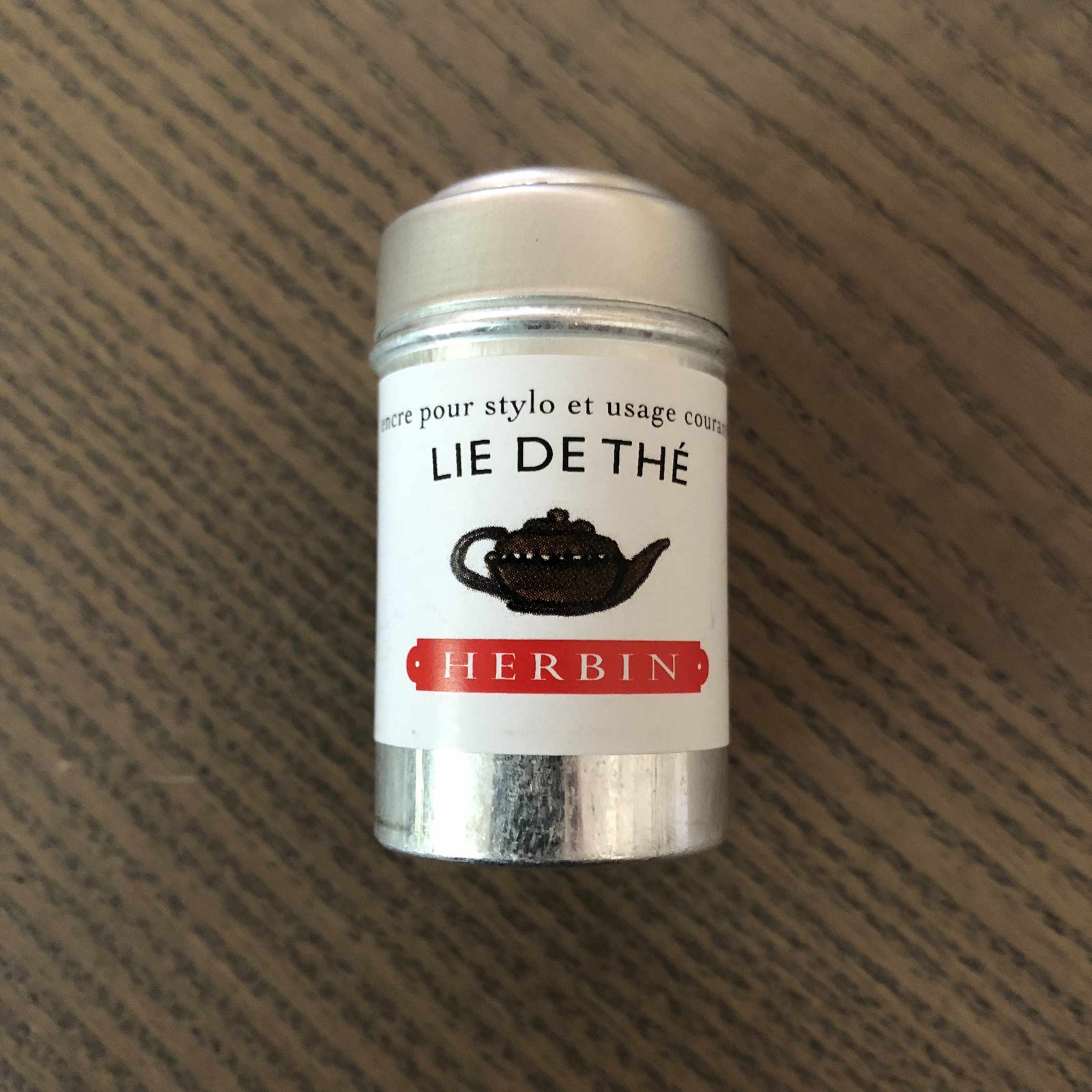 J. Herbin Ink Lie de The J. Herbin Ink Cartridge Tin - 6 in 1 tin