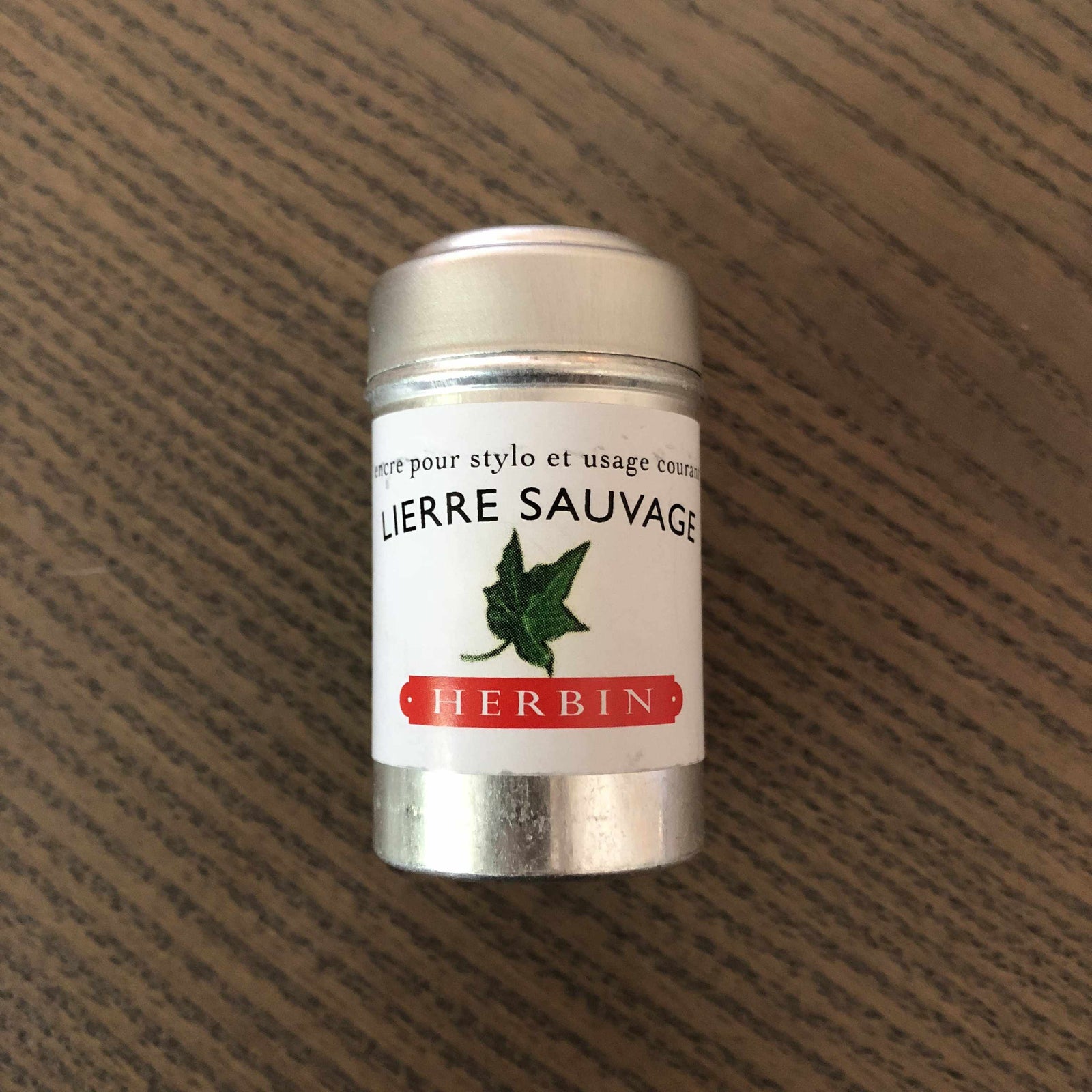 J. Herbin Ink Lierre Sauvage J. Herbin Ink Cartridge Tin - 6 in 1 tin