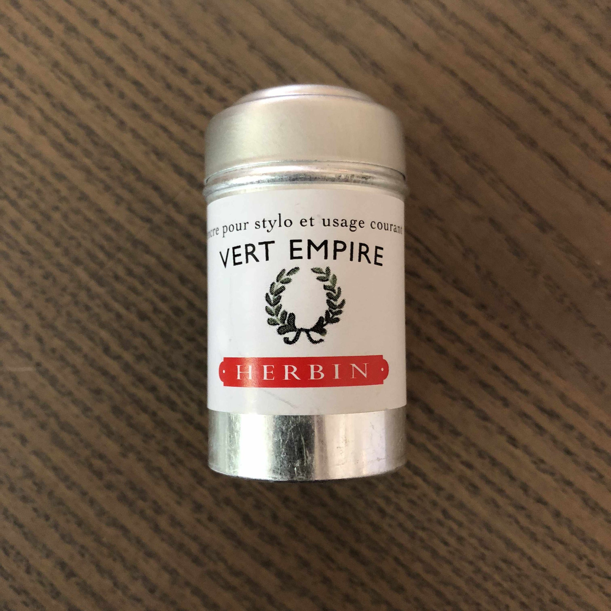 J. Herbin Ink Vert Empire J. Herbin Ink Cartridge Tin - 6 in 1 tin