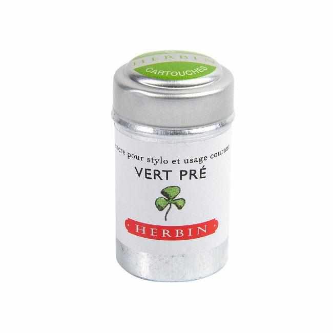 J. Herbin Ink Vert Pre J. Herbin Ink Cartridge Tin - 6 in 1 tin