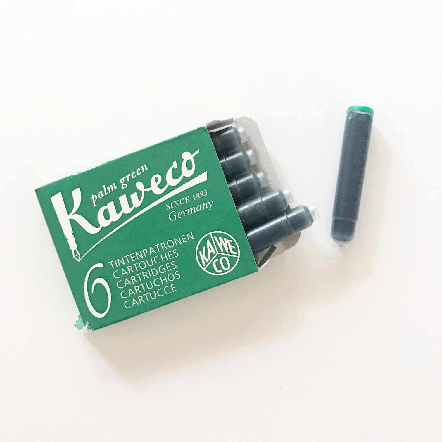 Kaweco Ink Palm Green Kaweco Ink Cartridge Refill