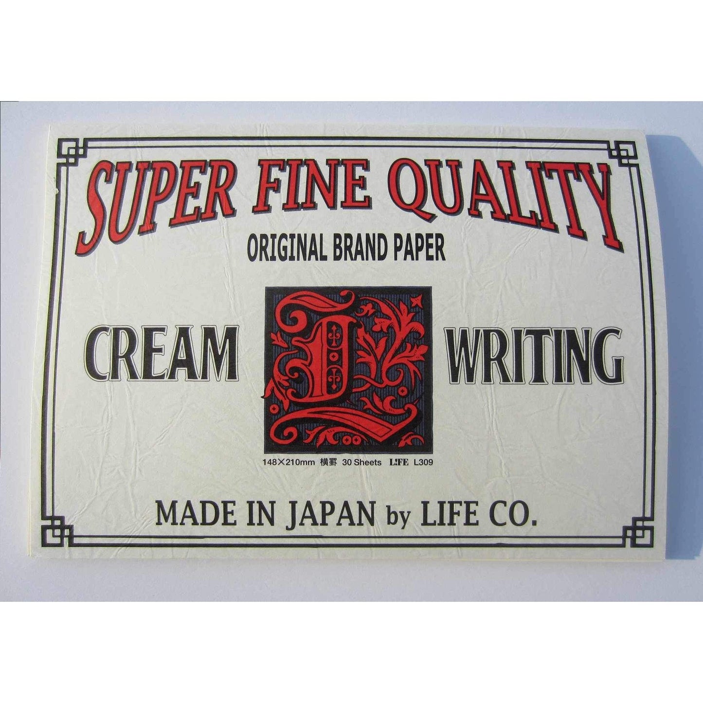 LIFE BRAND Notepad Life Super Fine Quality Cream Writing Letter Pad - A5 - Ruled