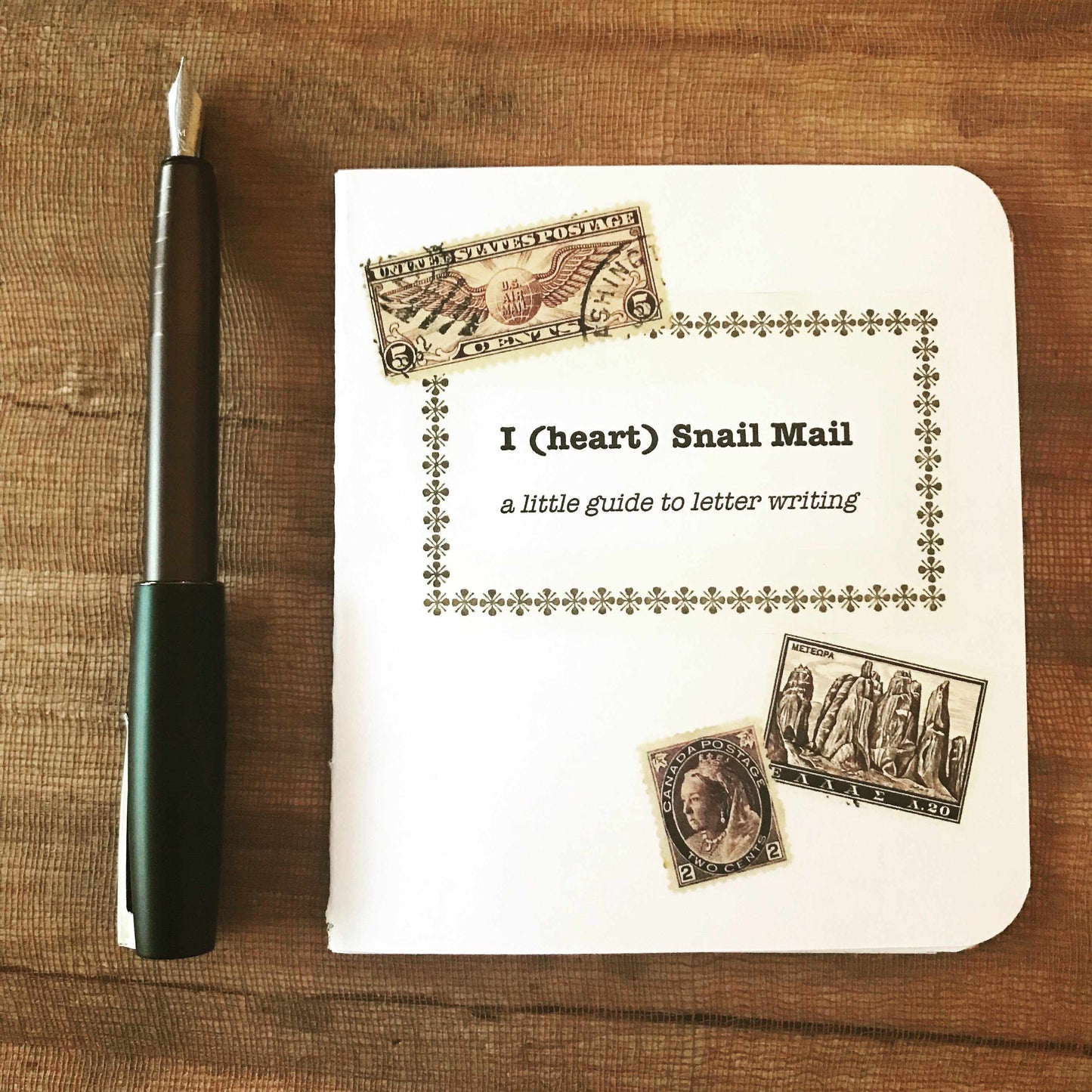 The Paper Seahorse Books Zine only version Little Guide to Letter Writing: Snail Mail Zine