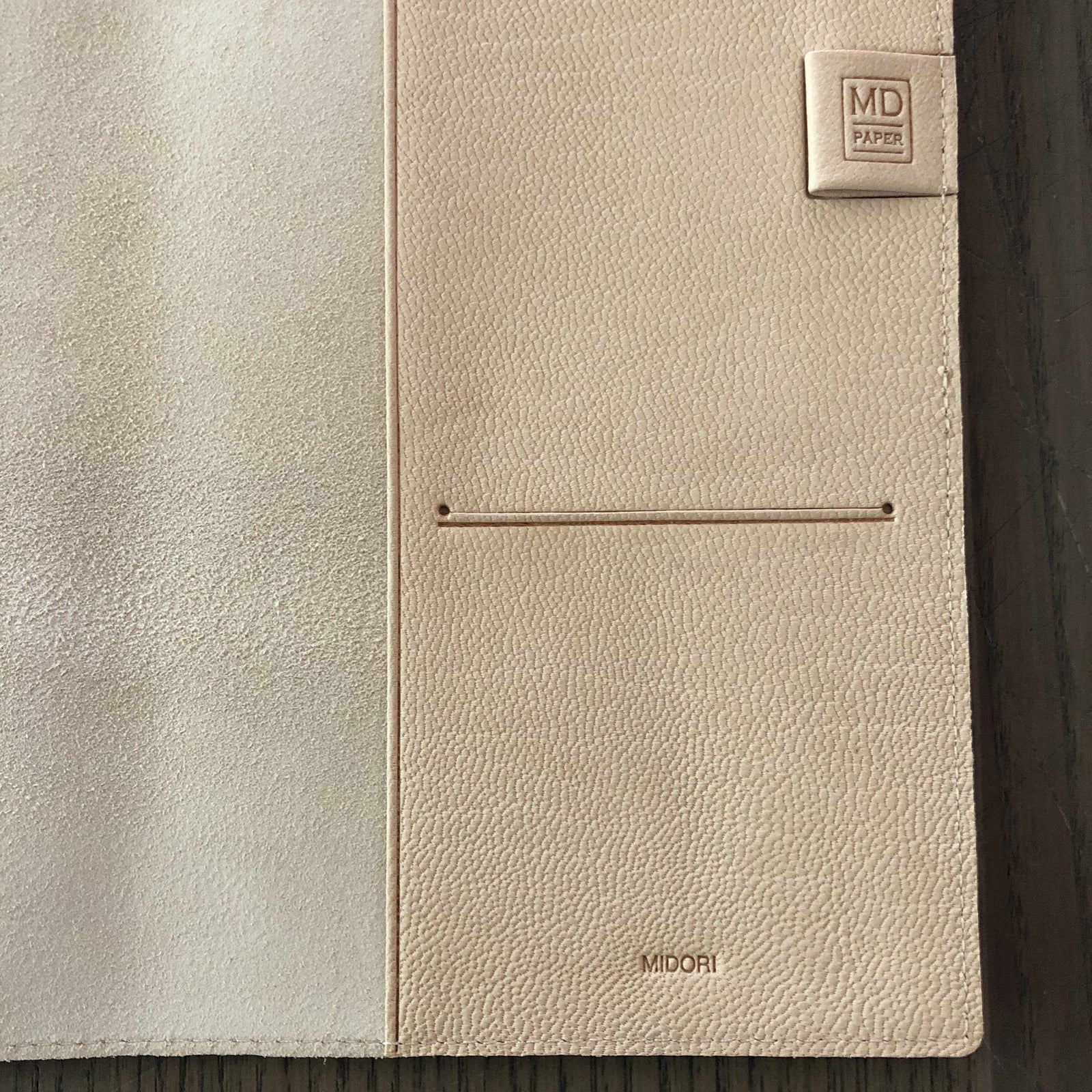 Midori Notebook MD Notebook Cover in Goatskin Leather