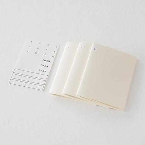 Midori Notebook MD Paper Notebook Light - A5 Ruled - Set of 3