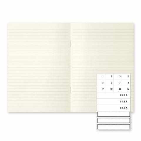 Traveler's Company - Spiral Ring Notebook - Blank MD Paper White