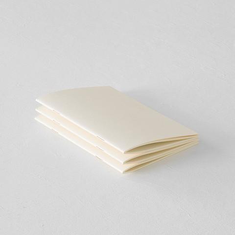 Midori Notebook MD Paper Notebook Light - A6 Blank - Set of 3