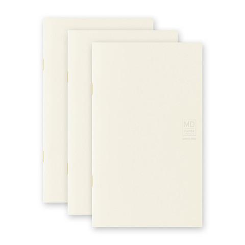 Midori Notebook MD Paper Notebook Light - B6 Slim Ruled - Set of 3
