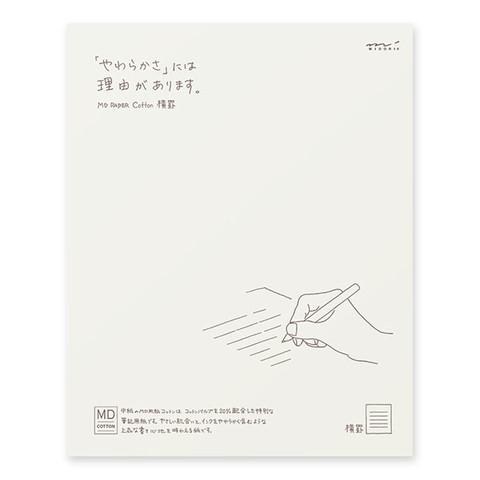 Midori Notepad Midori MD Letter Pad - Ruled - Cotton (50 Sheets)