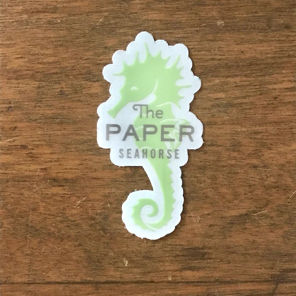 The Paper Seahorse Accessories Mini Paper Seahorse Sticker