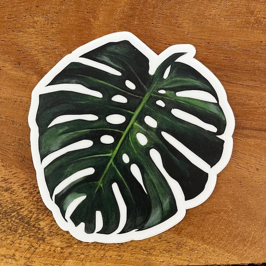 Pergamo Paper Goods sticker Monstera Paper Seahorse Tropical Themed Stickers: Pergamo Paper Goods