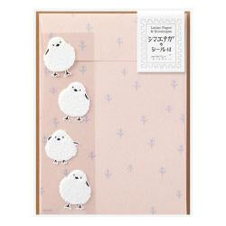 Midori Stationery Bird Letter Paper with Envelopes