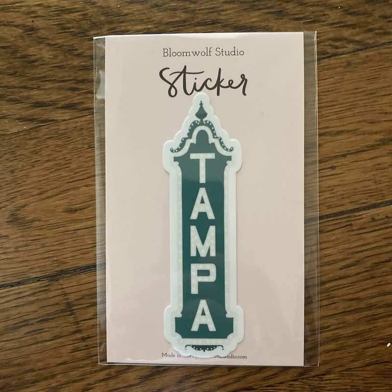 Tampa Sticker - The Paper Seahorse
